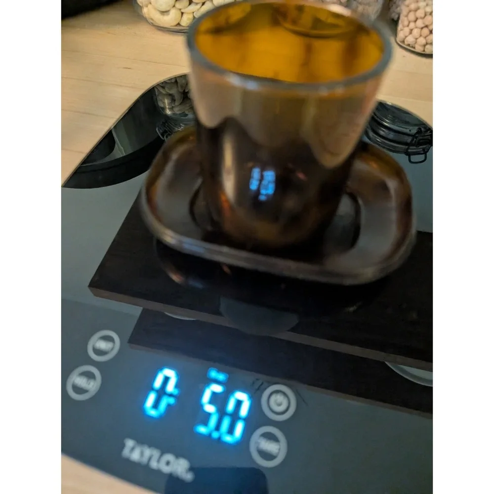 Vintage Lucite Tortoise Shell‎ Soap Dish And Cup Set